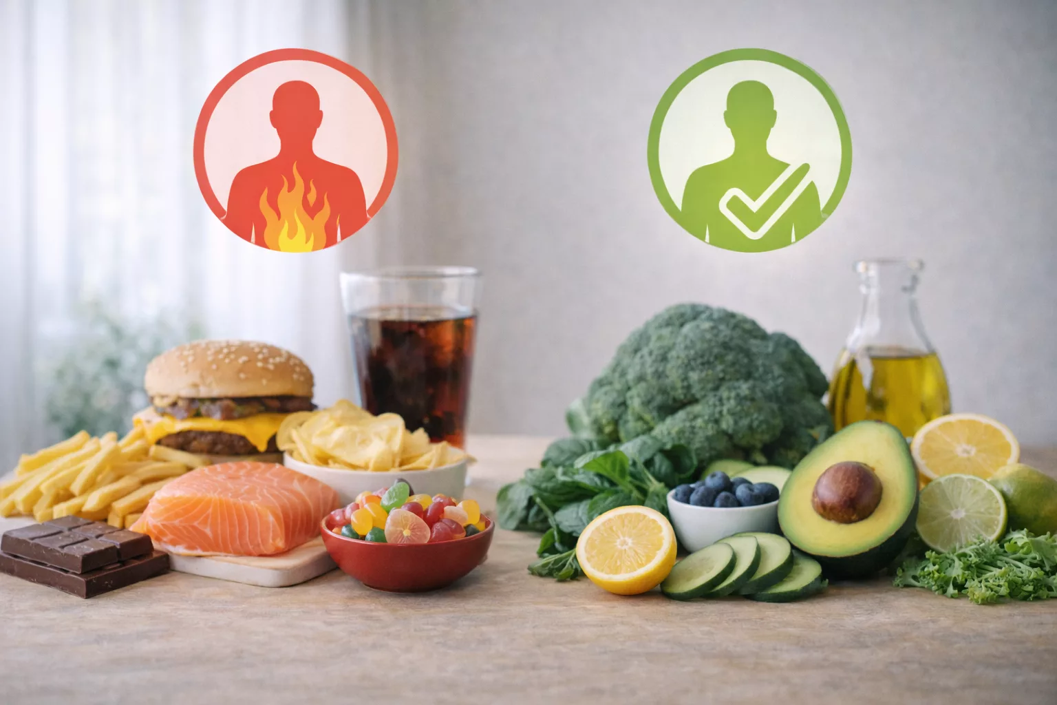 Infiammazione Cronica Silente: come l'alimentazione può accenderla o spegnerla