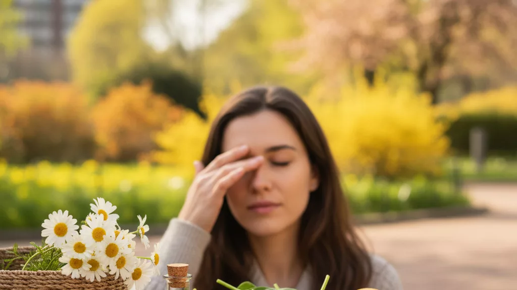 保护眼睛免受春季过敏的食物和自然疗法