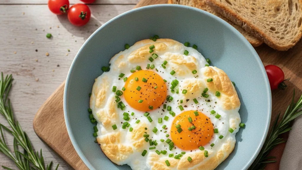 Eierwolken: das gesunde Rezept für eine Überraschung auf dem Tisch